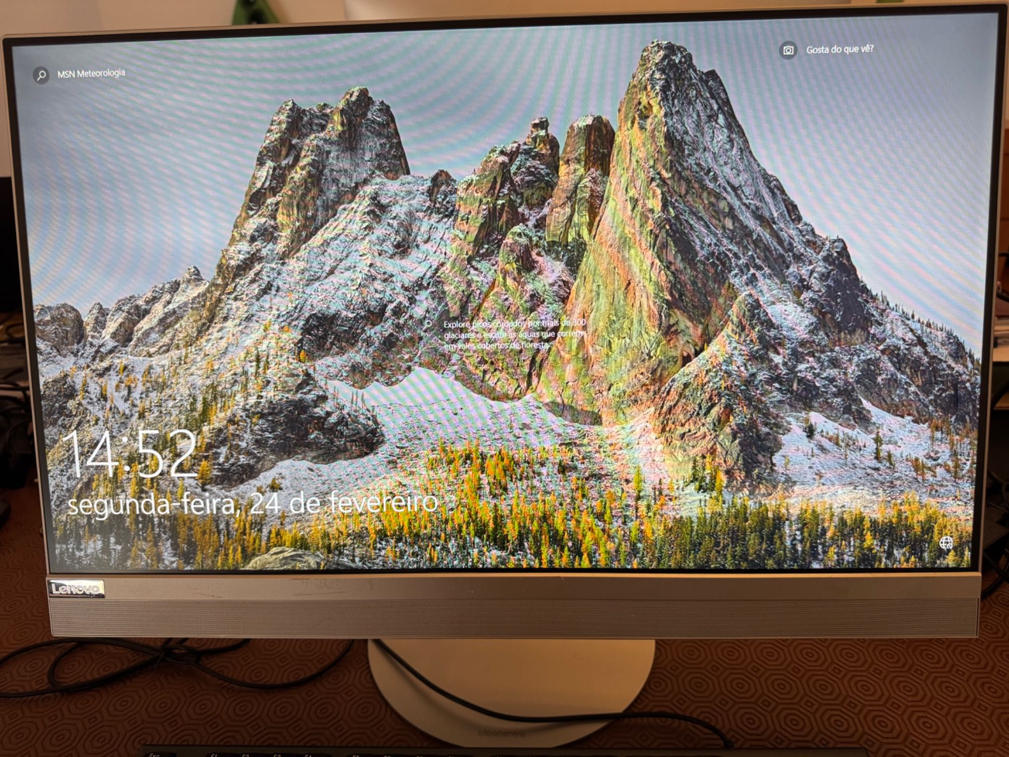 Computador Lenovo Ideacentre AIO-520-24IKL ótimas condições !!