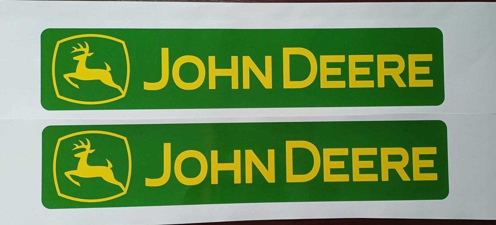 Dorabianie naklejek na maszyny rolnicze budowlane Ciągnik John Deere