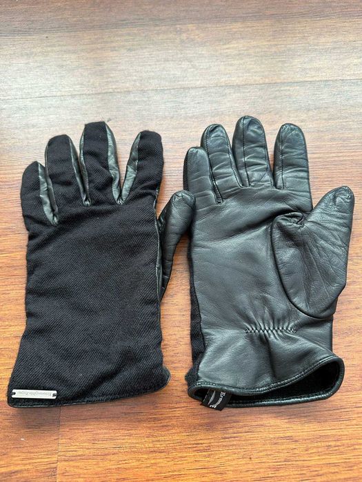 Luvas Zegna Originais – Couro e Caxemira – Made in Italy