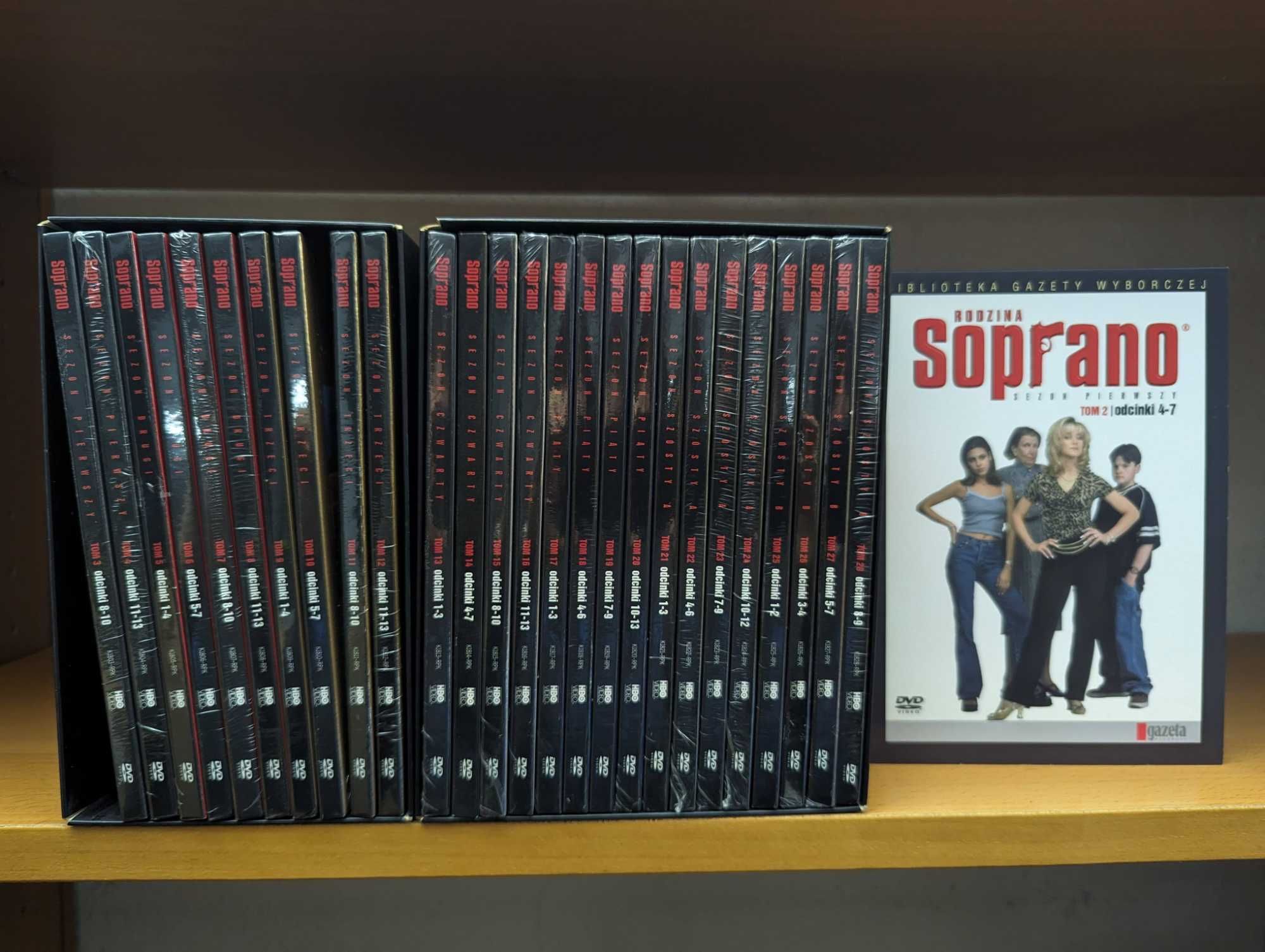 Rodzina Soprano - kolekcja 28 płyt DVD, folia