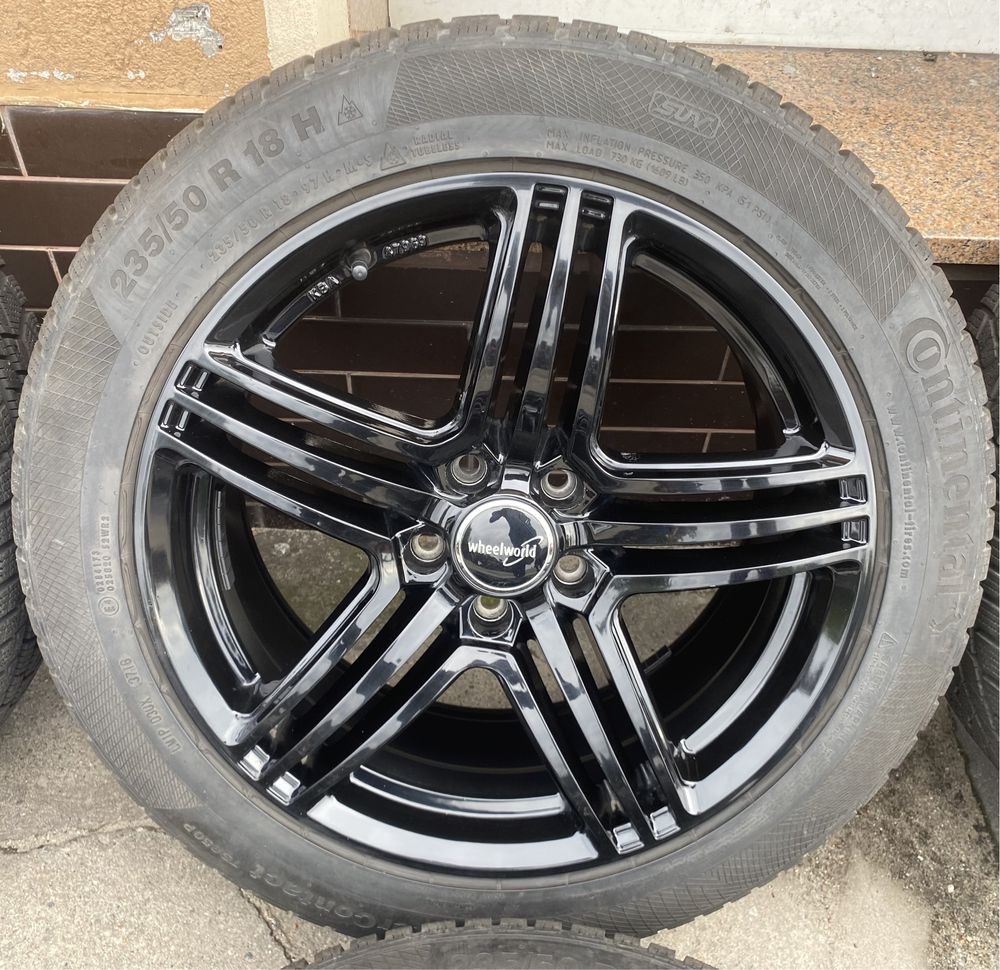 Alufelgi z oponami 235/50 R18 VW Tiguan Audi Q3 A8 D3 5x112