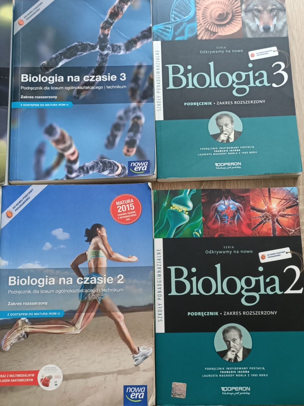 Podręczniki do chemii i biologii zakres rozszerzony