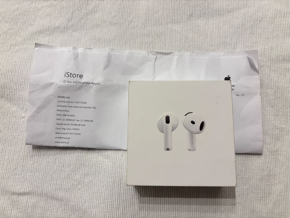Airpods 4 Novos e Selados com Fatura