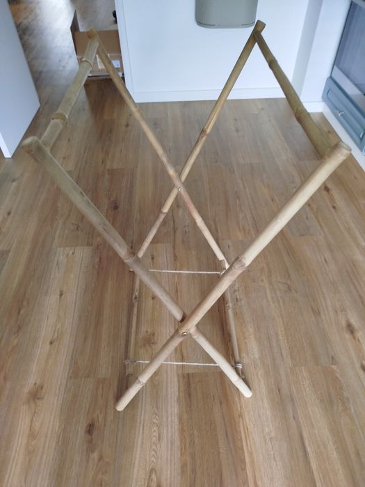 Toalheiro bambu novo