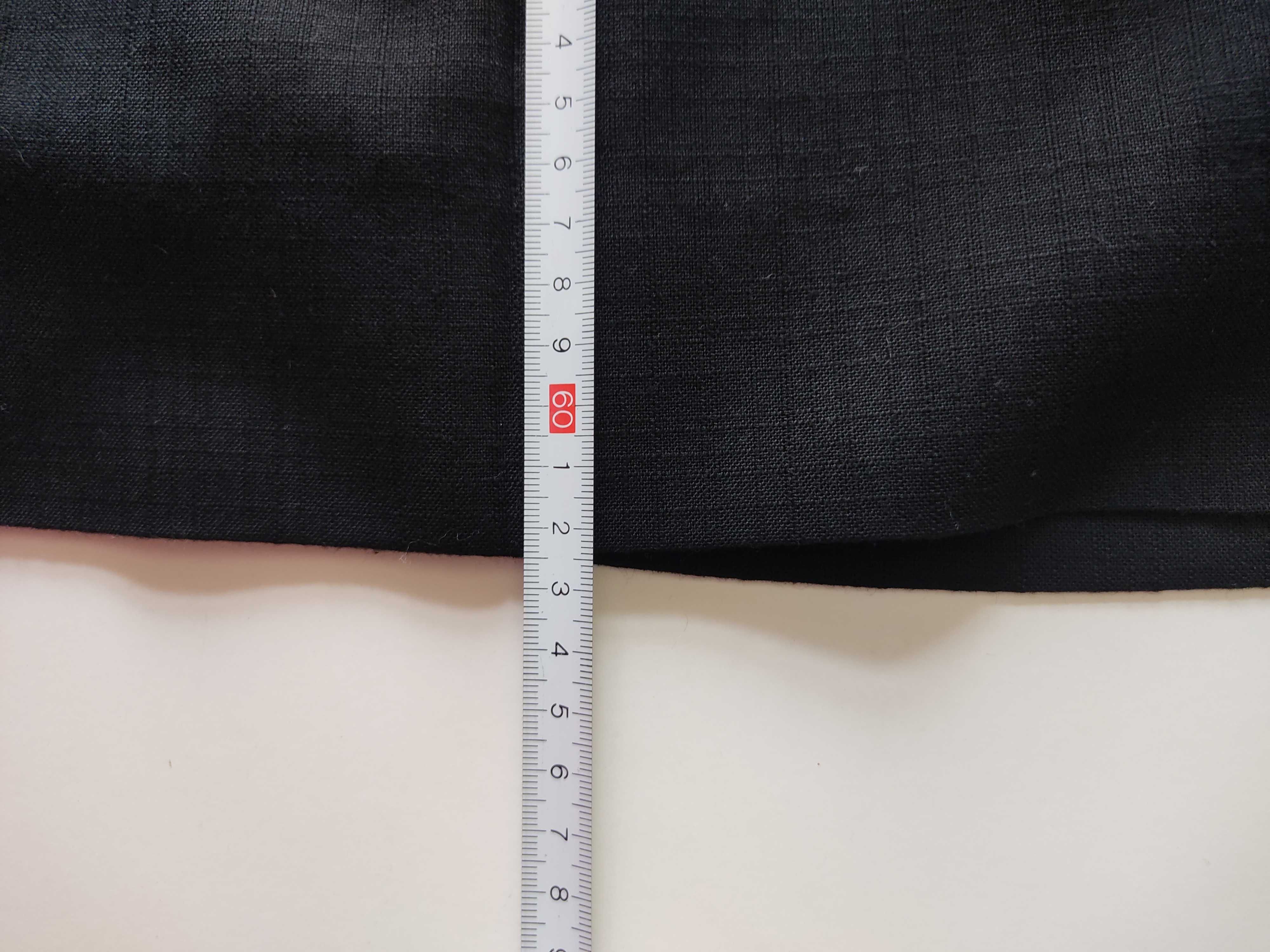 Saia Reta Preta Com forro handmade Tamanho 46-48