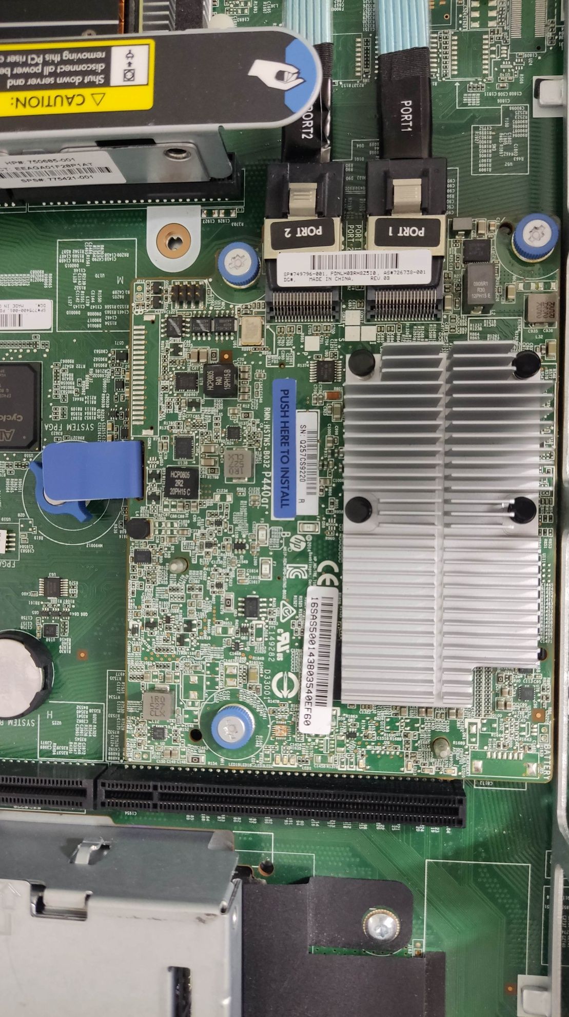 HP DL360g9 + GPU Tesla P4 + HHD