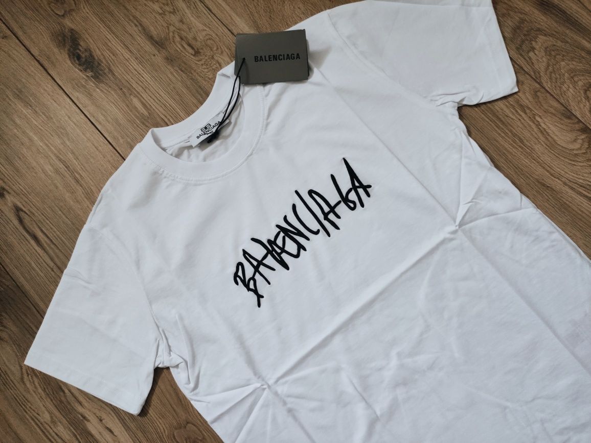 BALENCIAGA Mega T-shirt męski rozmiar S