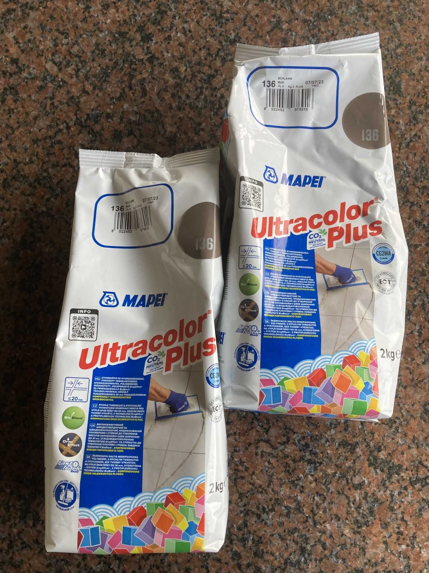 Фуга Ultracolor Plus Mapei колір 136