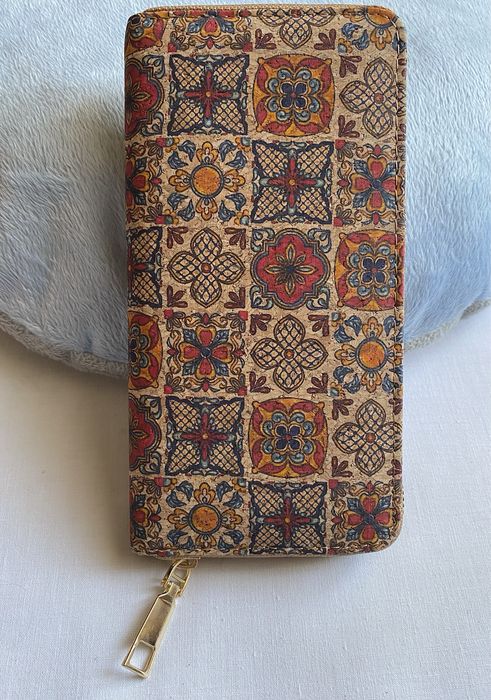 Portfel duży Boho Vintage Retro kolorowy