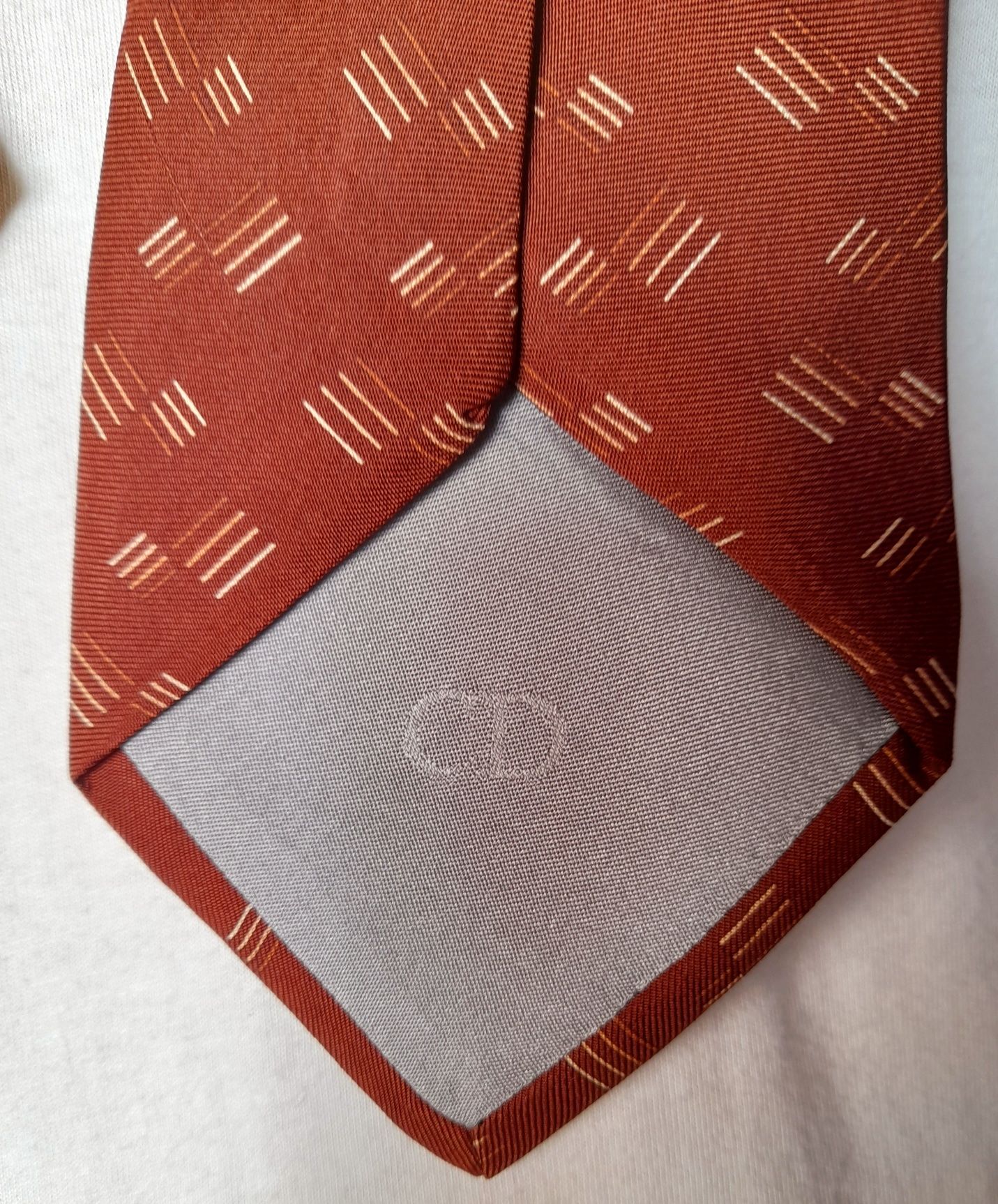 Gravata Christian Dior, 100% seda.
