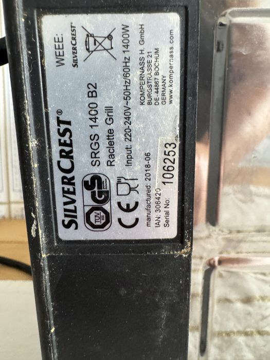 Grelhador silvercrest