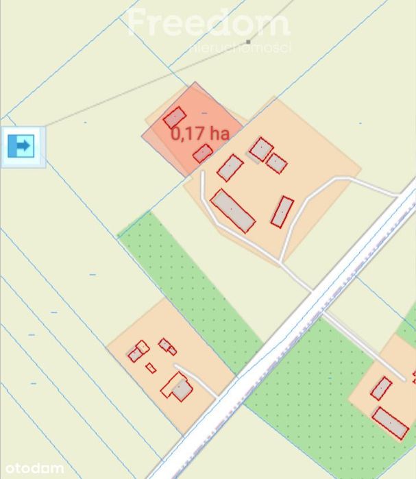 Działka w Ludwinowie  6 km od Nałęczowa