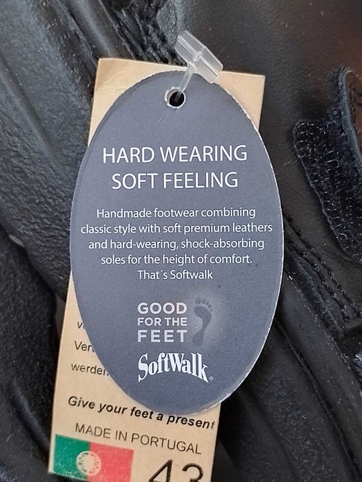 Фірмові шкіряні літні чоловічі сандалії SOFTWALK розм. по устілці 27см