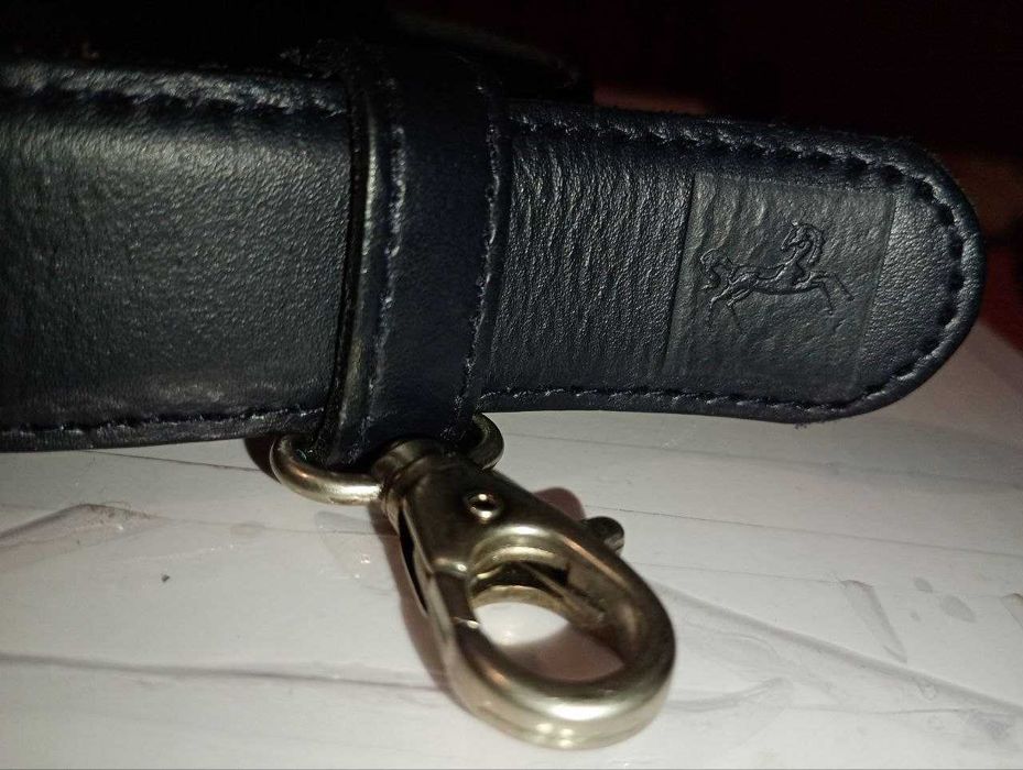 Продам Ремінь З Карабіном Натуральна Шкіра 88 см