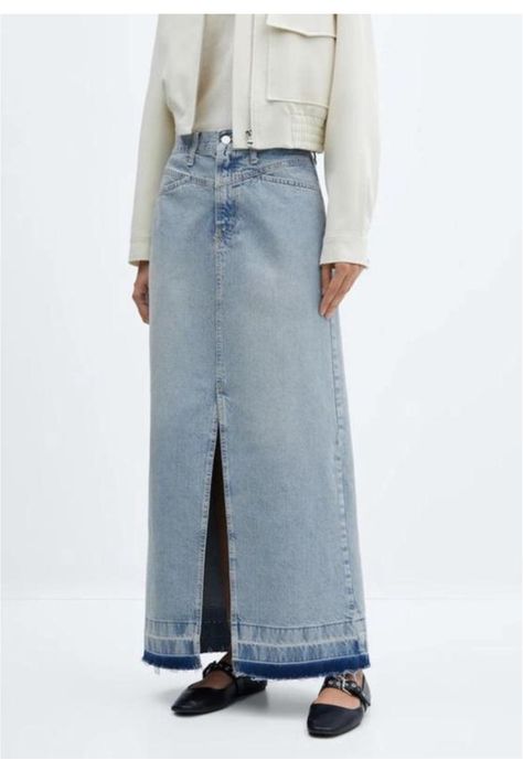 Спідниця джинсова довга Mango