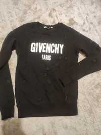 Bluza givenchy czarna z siateczką napisem