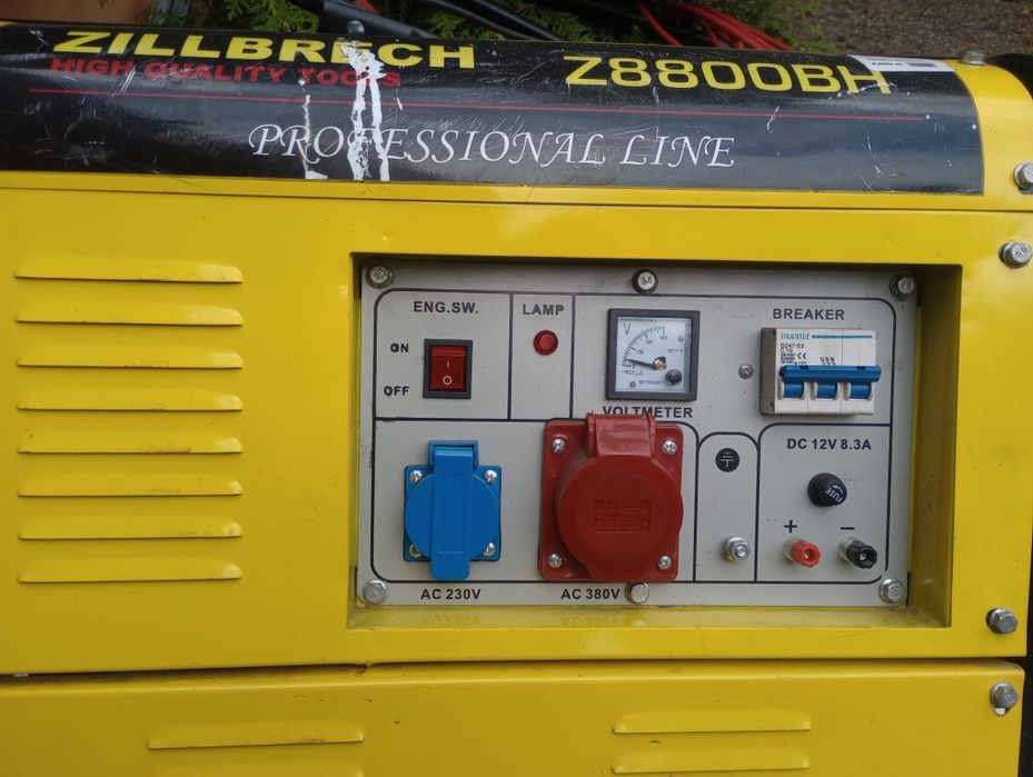 Agregat prądotwórczy 7.5 Kw  4 razy użyty podczas wyjazdu kempingowego