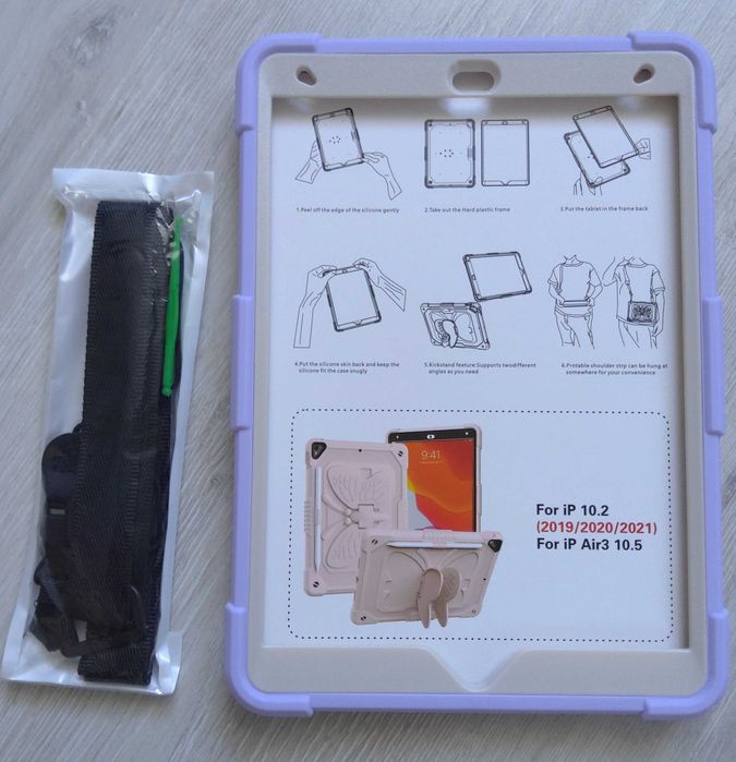 Pancerne etui case obudowa motyl iPad 10.2 (19/20/21) iPad AIR3 10.5