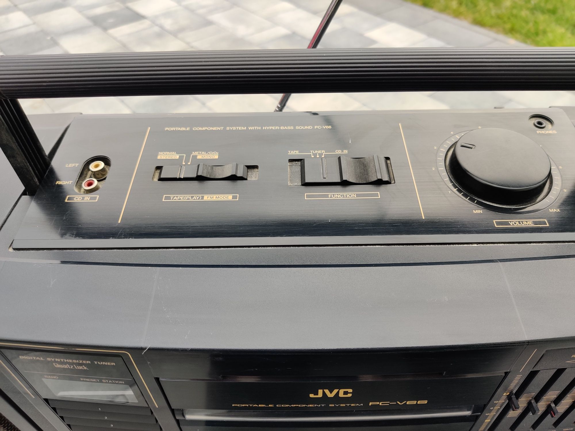 Rzadki boombox JVC PC-V66 radioodtwarzacz