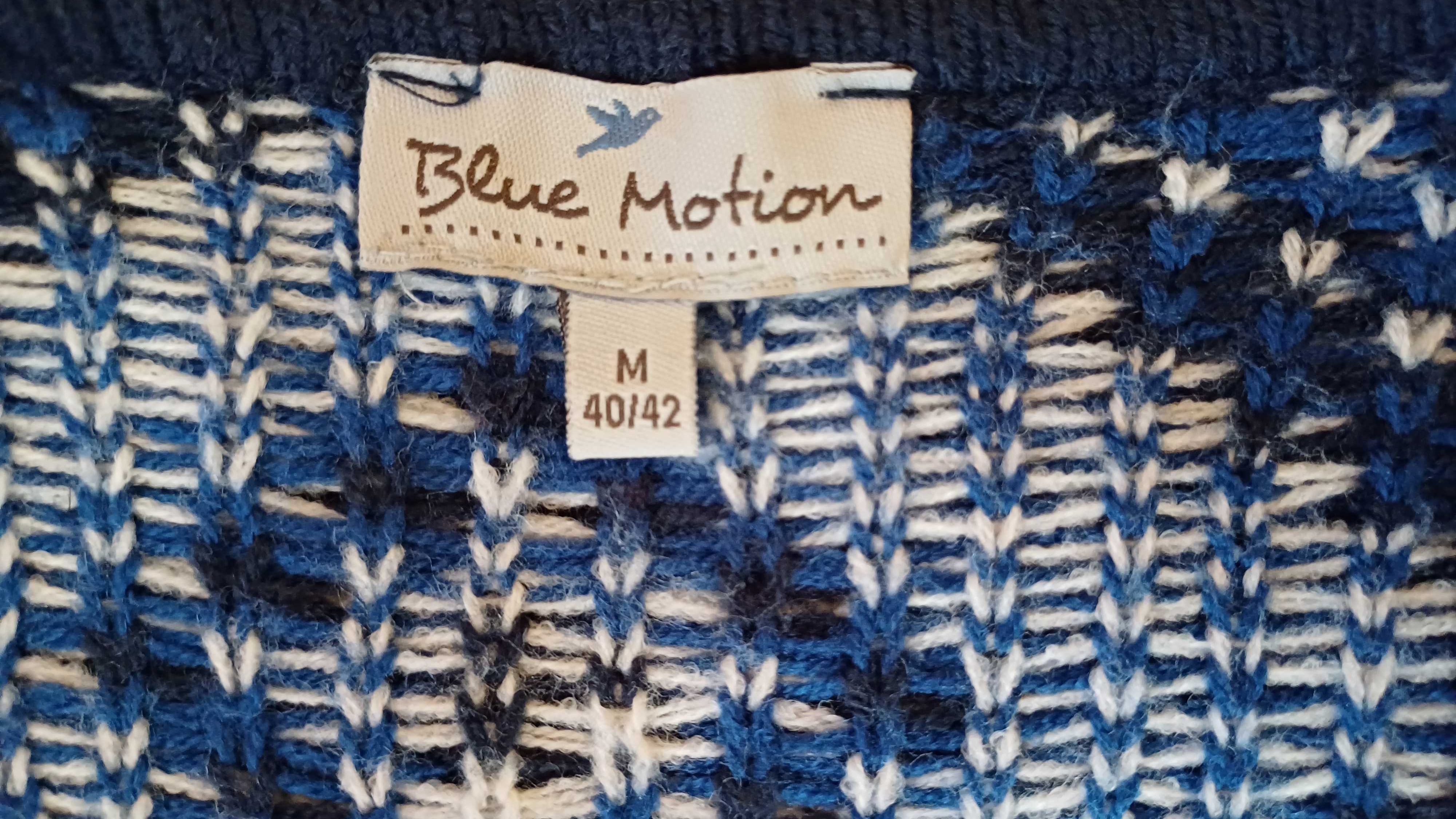 Ciepły elegancki sweterek BLUE MOTION r. 40