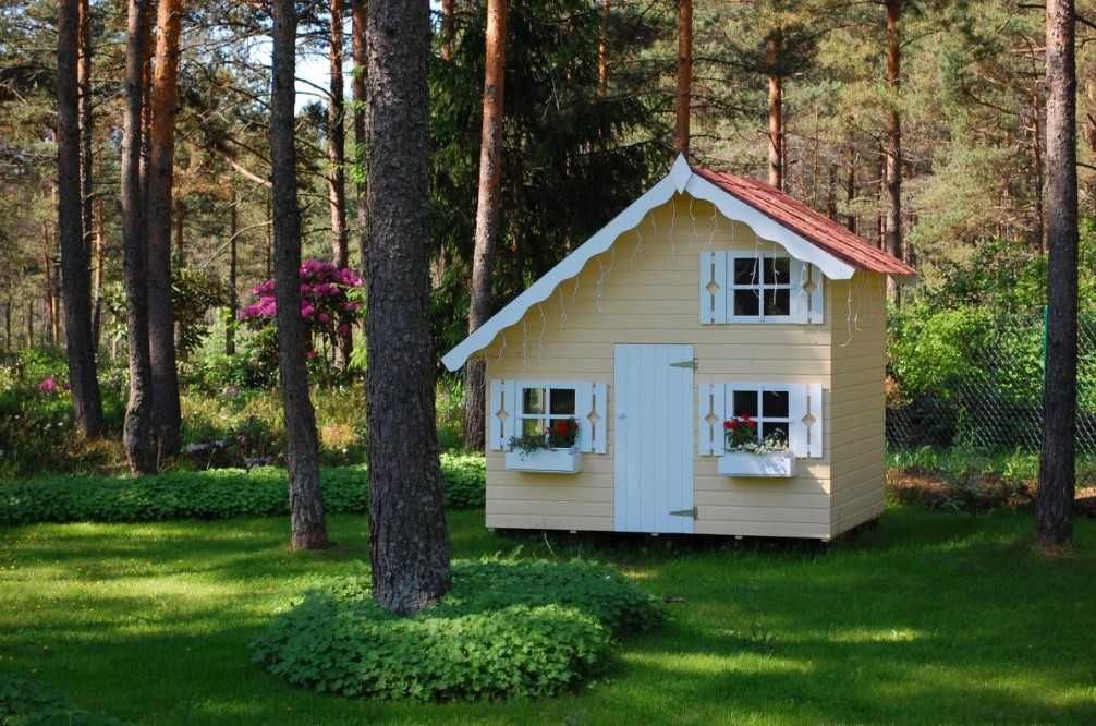 Drewniany Domek Ogrodowy Dla Dzieci TOM 3,8 m2