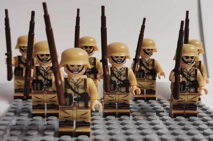 Mini Armia Klocki WW2 Army Wehrmacht Niemcy Żołnierzyki Afrika Korps