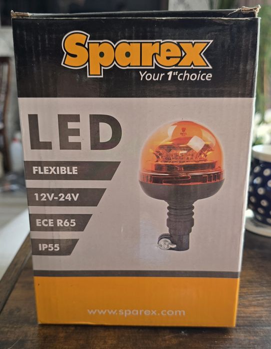 Lampa błyskowa LED, 3 Funkcje, 12V (DC), 24V (DC) Mocowana na trzpień
