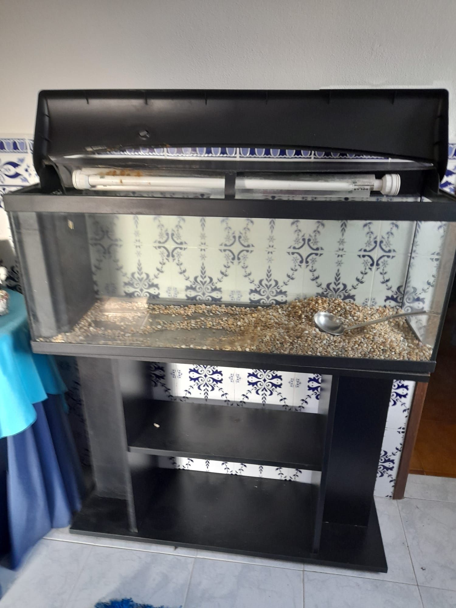 Colchão viscoelástico casal+aquário 100 litros