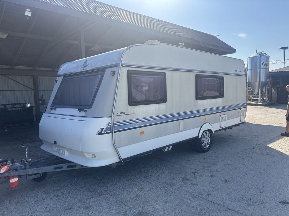 Przyczepa kempingowa. Hobby 520 przyczepa.Kamper.Kemping