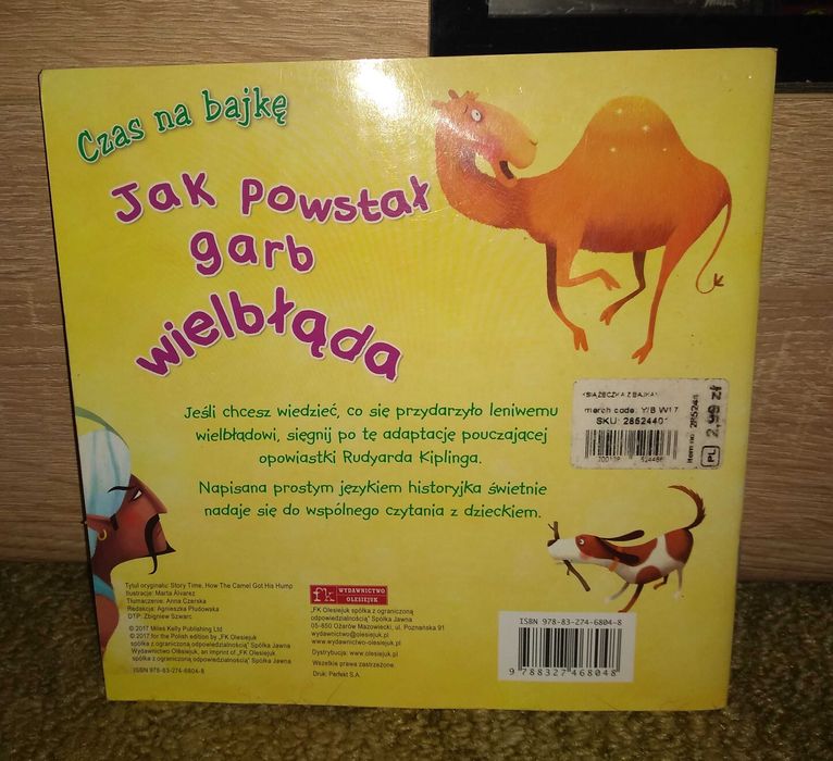 Czas na bajkę /  Jak powstał garb wielbłąda /