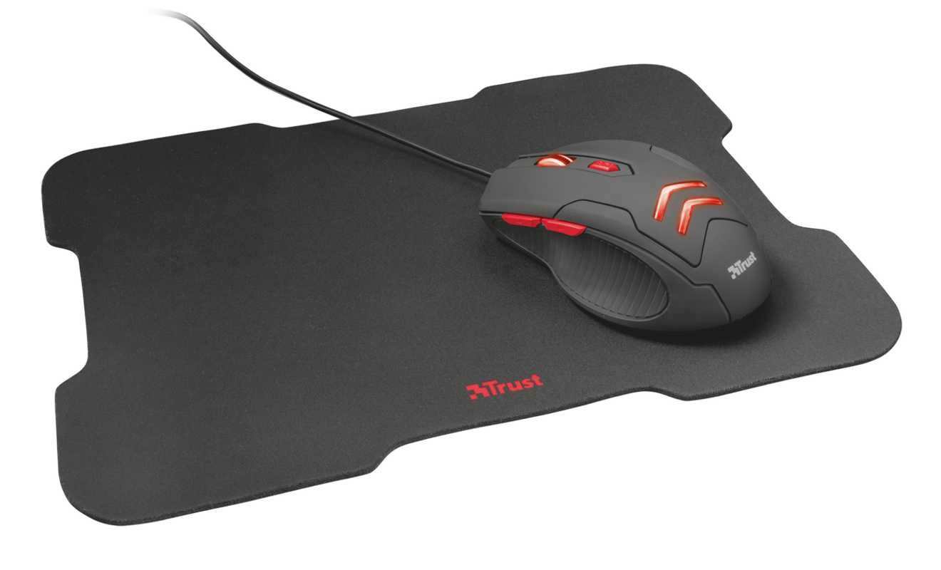 Trust Rato ZIVA Gaming + Mousepad - 21963