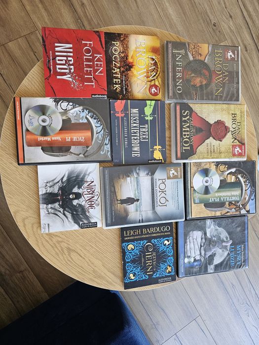 96 audiobooków- lista w opisie