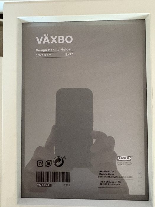 2 molduras conjuntas de 8 fotos ikea