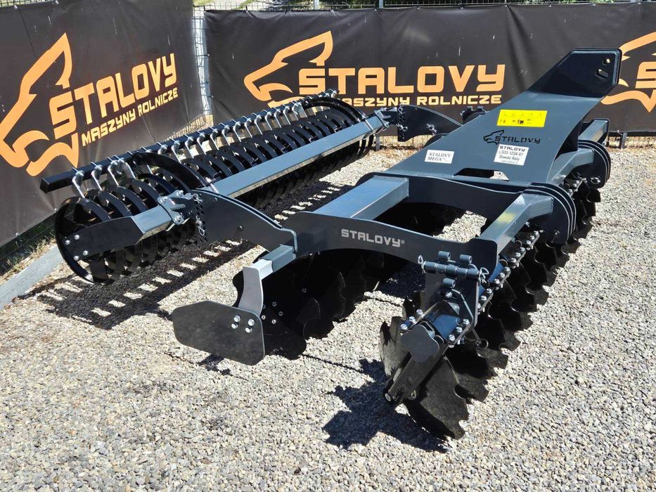 Brona talerzowa MEGA PLUS 2,5-3,0m talerze 560mm regulacja talerzówka