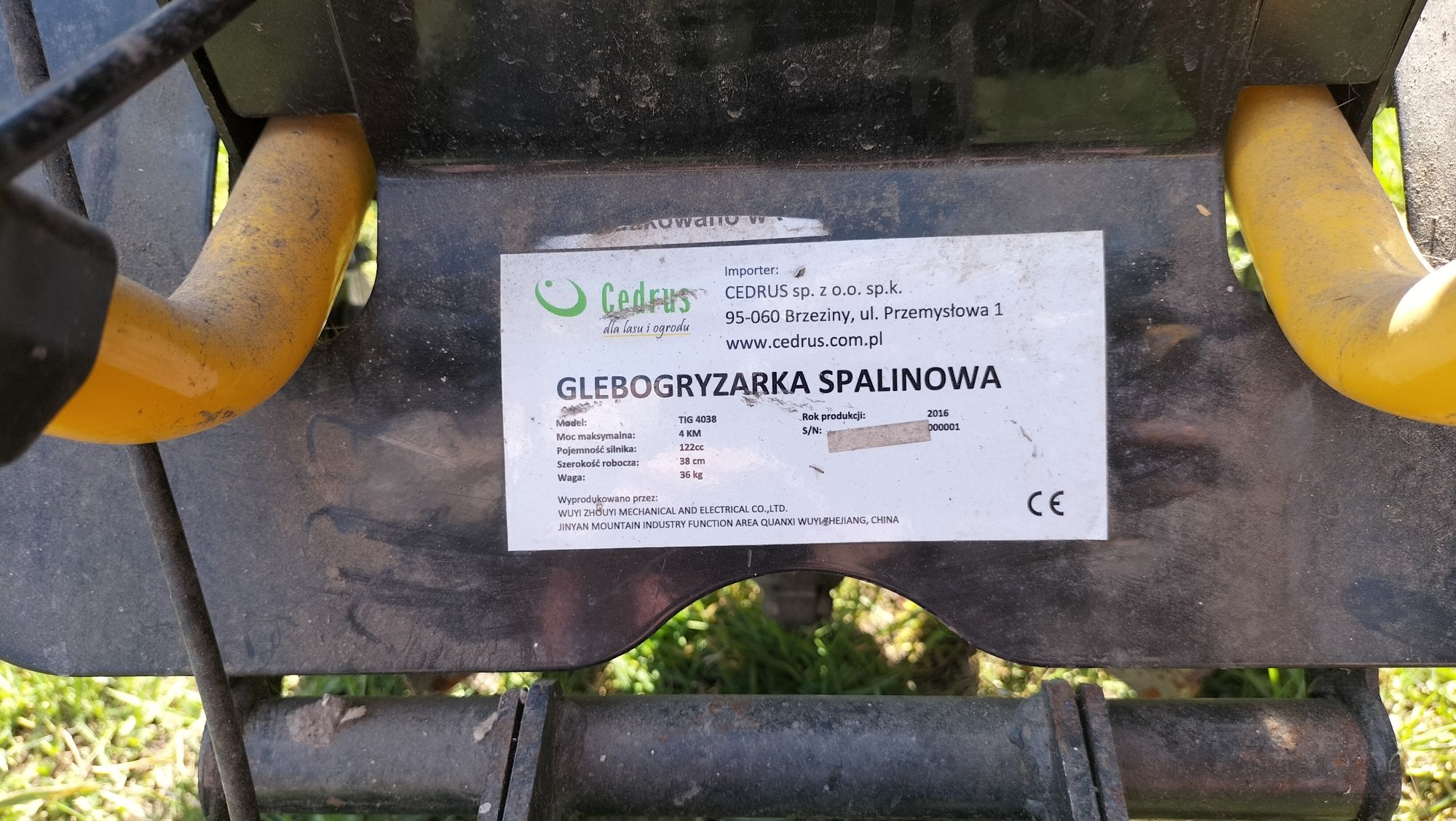 Grebogryzarka spalinowa