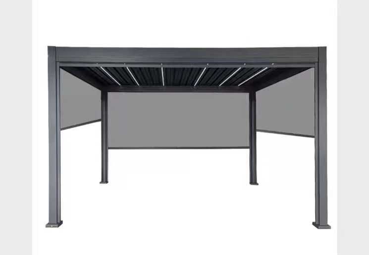 Pergola Ogrodowa Aluminiowa 3x4 Zadaszenie Tarasu Lamele