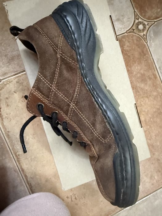 Чоловічі ботінки Ecco з натурального замшу і шкіри