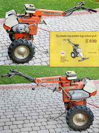 Traktorek, ciągnik ogrodowy Fortschritt E930 silnik simson.
