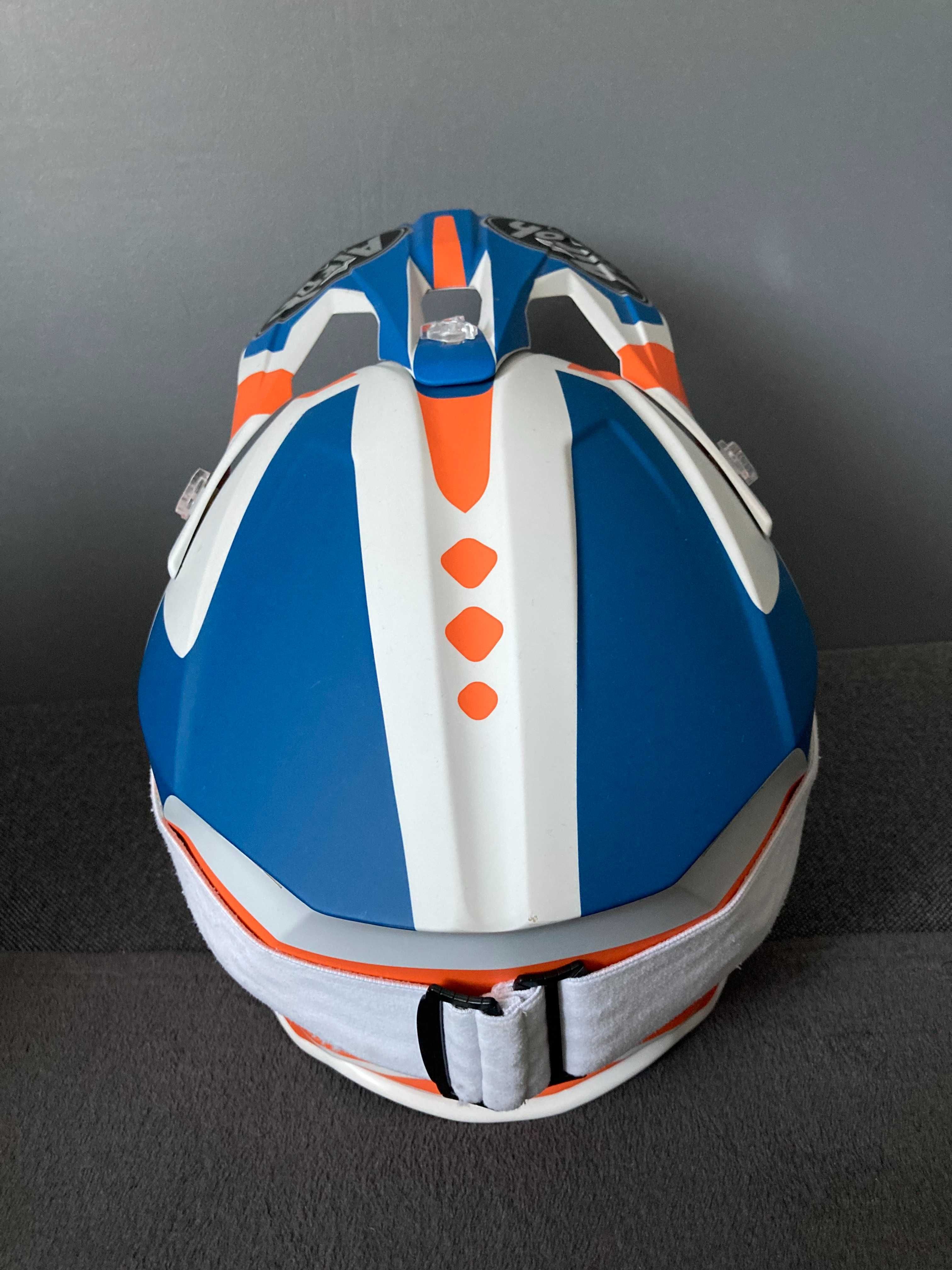 Kask Enduro Airoh Wraap Raze Orange S