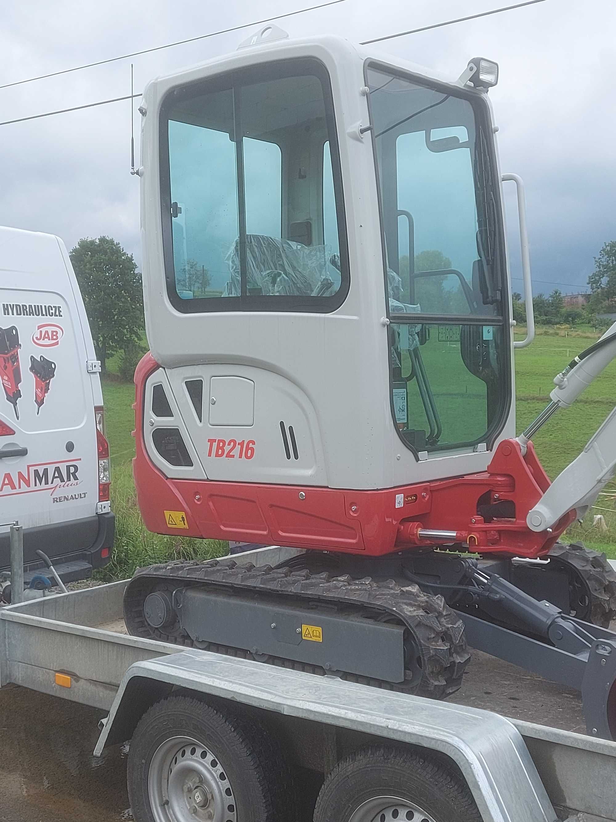 MiniKoparka Takeuchi TB216 jak nowa 350 MTh 2021 r.