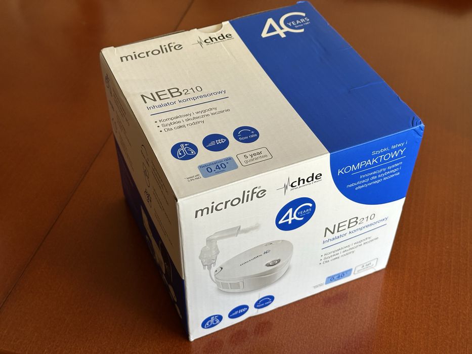 Microlife NEB 210 inhalator nebulizator - nowy, nieużywany, gwarancja