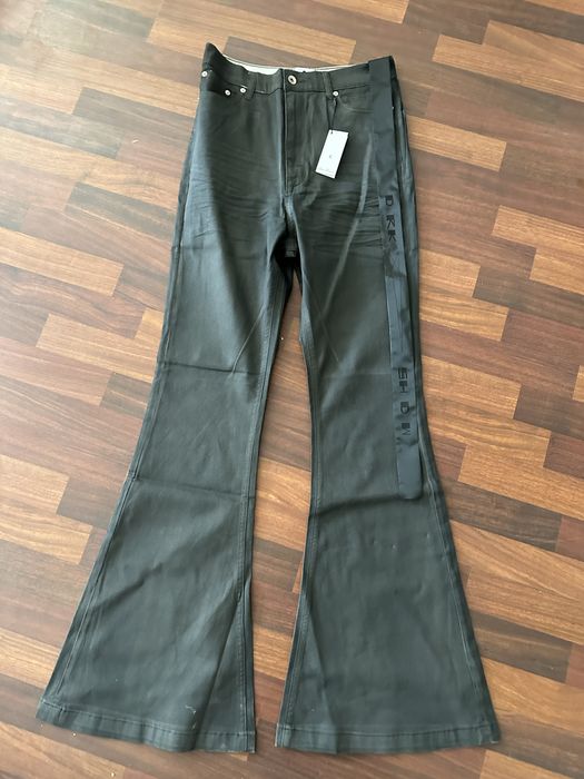 джинсы rick owens flared jeans viper opium