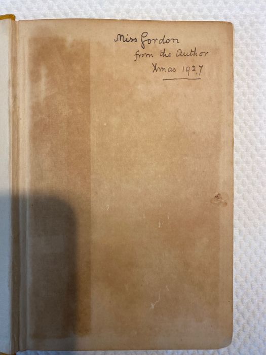 Fire Seeds - Cecil Adair -  1 Edição 1927 Londres - Dedicatória