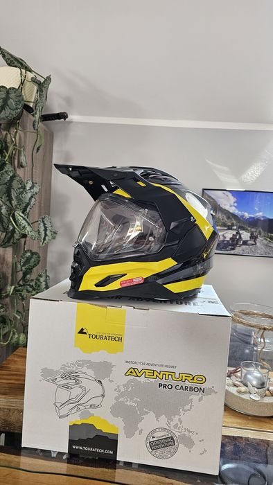 Kask Touratech Aventuro Carbon 2 Plus, M + dodatki