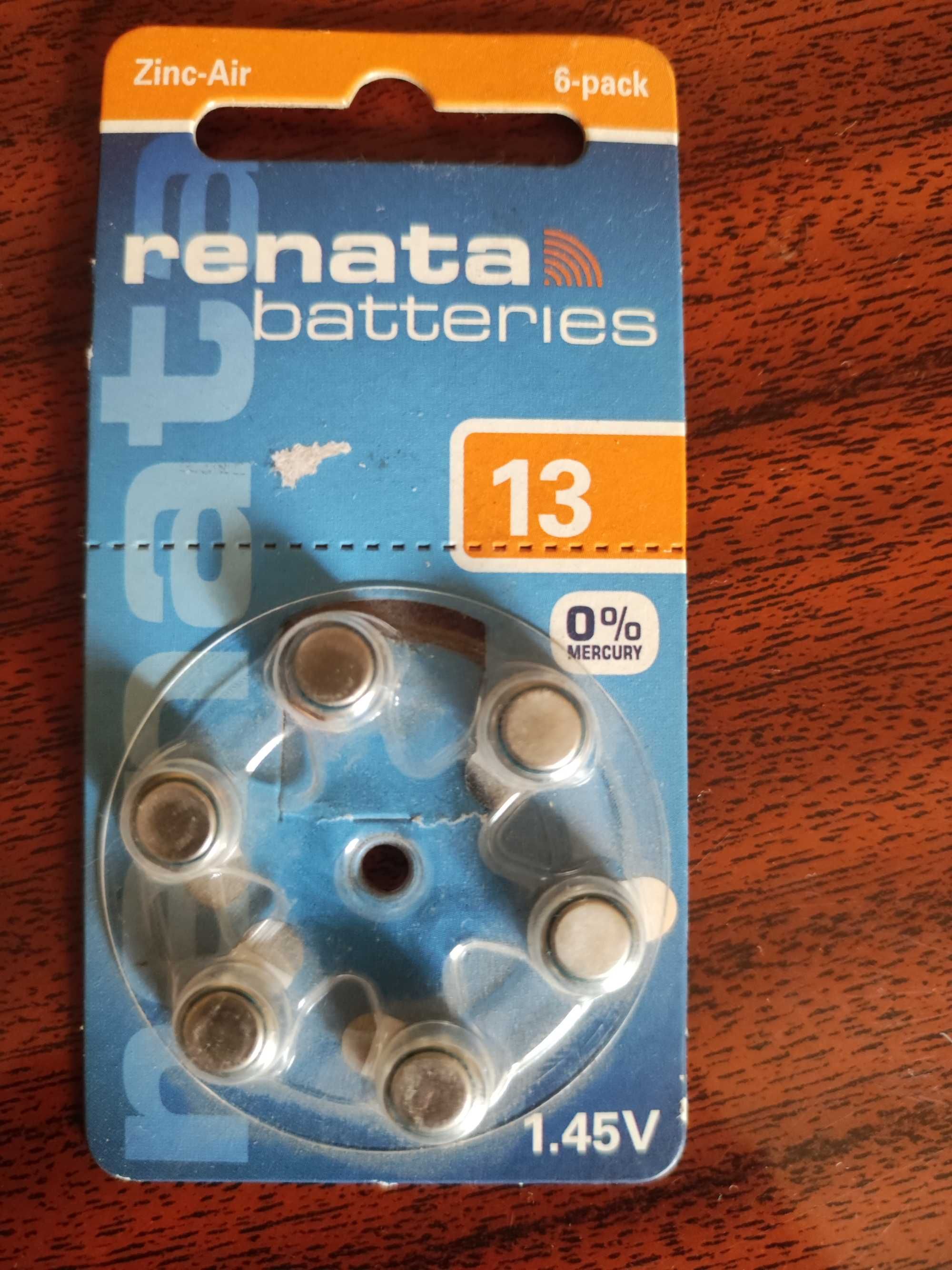 Батарейки Renata ZA 13 1.45V