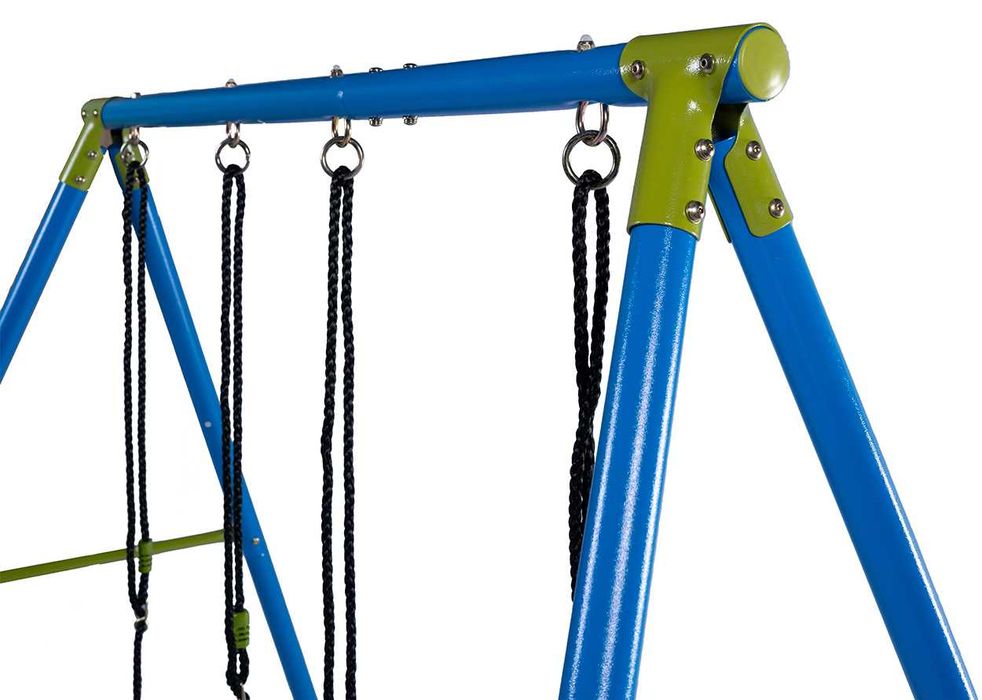 Huśtawka dziecięca Sandora XNS003 podwójna mocny stabilny stelaż