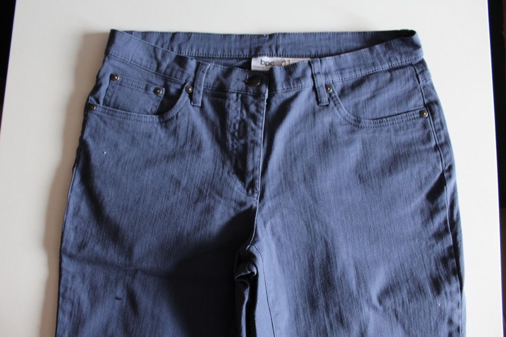 jeansy niebieskie spodnie rozm 40 Bon Prix