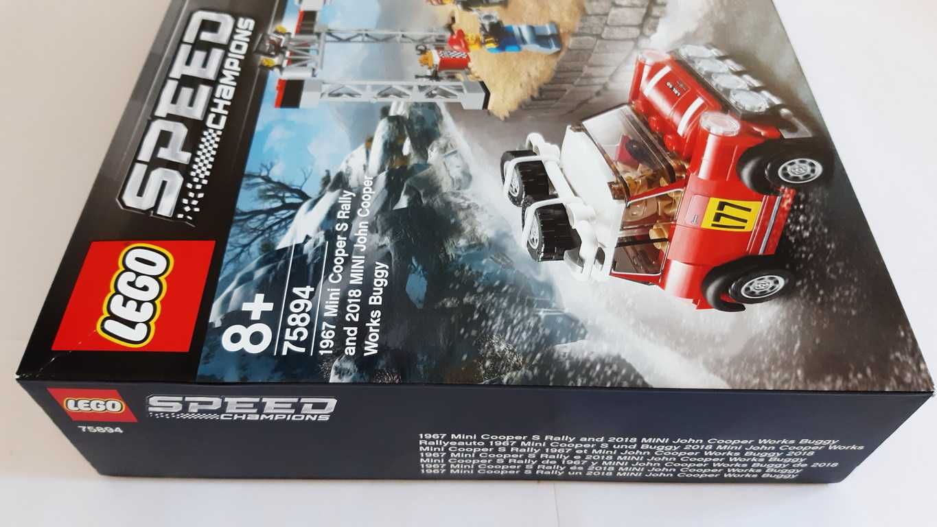 LEGO SpeedChampions 75894 MiniCooperSRally1967 JCoopeWBuggy2018 selado