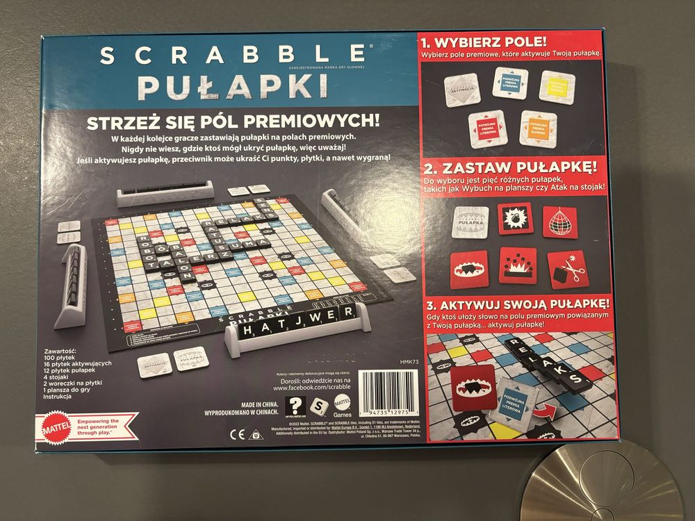 Scrabble wersja Pułapki. Jak nowa