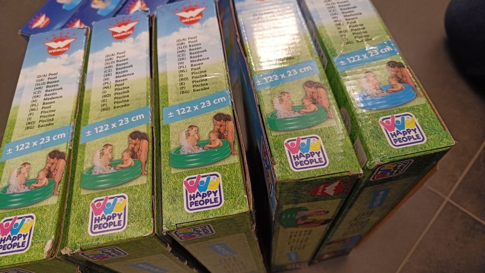 NOWE Mały basen basenik 122x23 dla najmłodszych